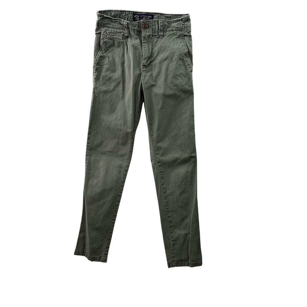 American Eagle CoreFlex Slim Fit Chinos – Olive Green – Size 28x32